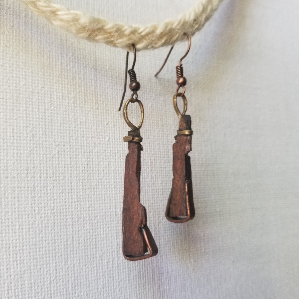 ~EarthsBearings~ Perfectly Imperfect Wood Earrings